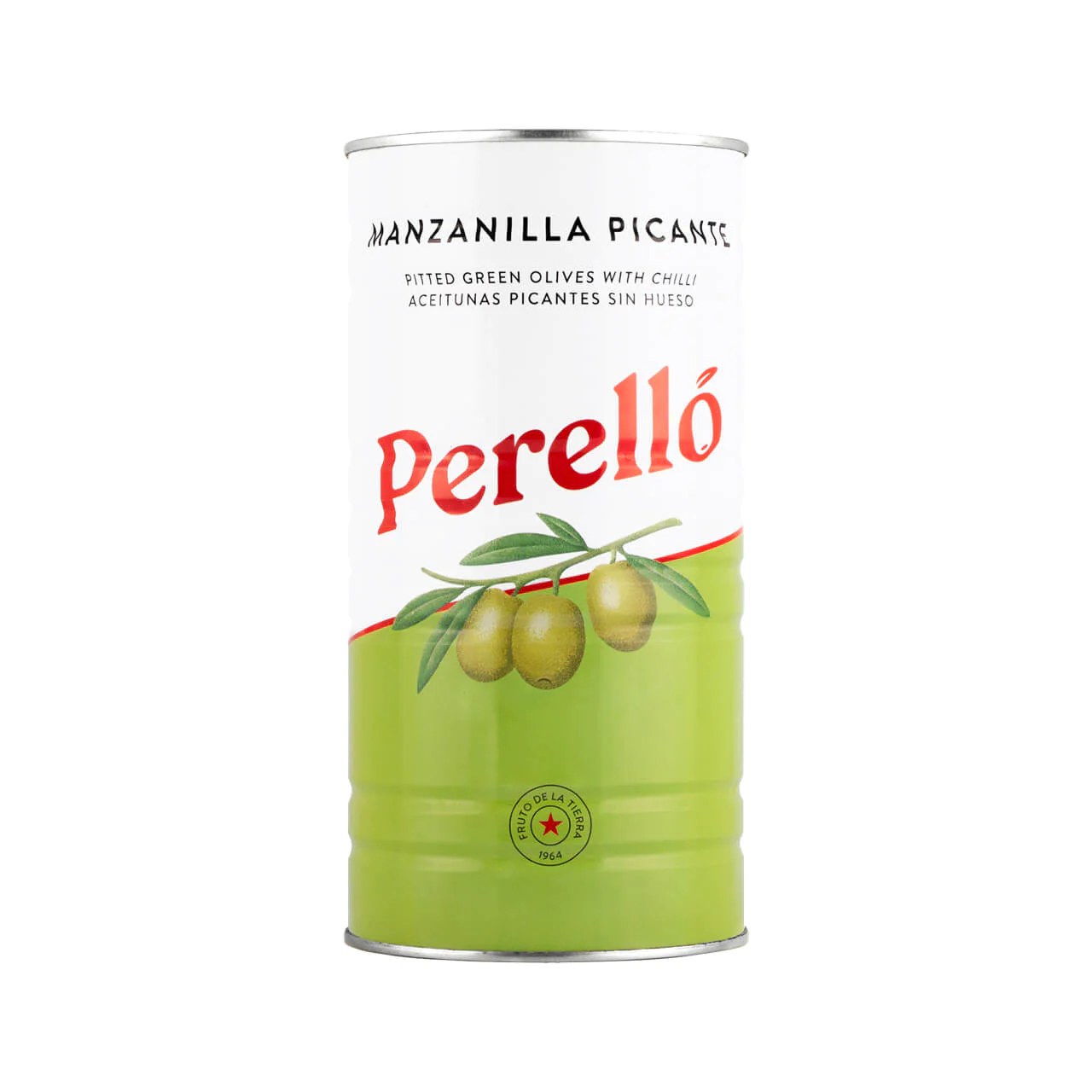 Perello Manzanilla Spicy Pitted Olives